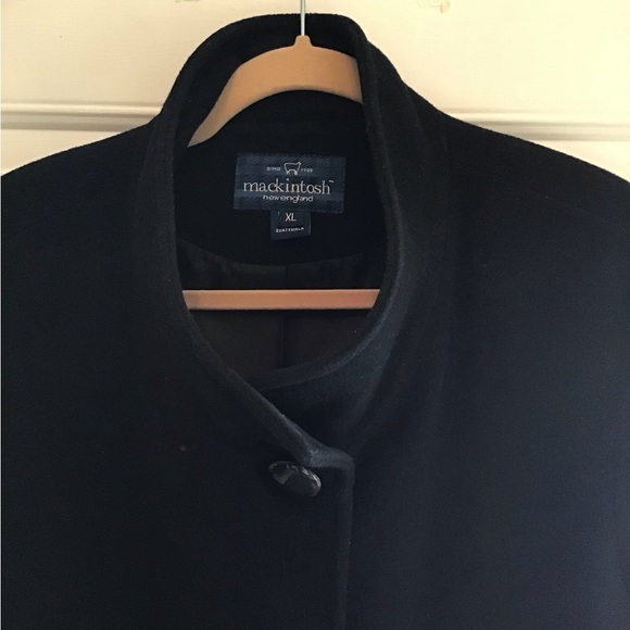 Mackintosh black wool jacket XL - Picture 2 of 5